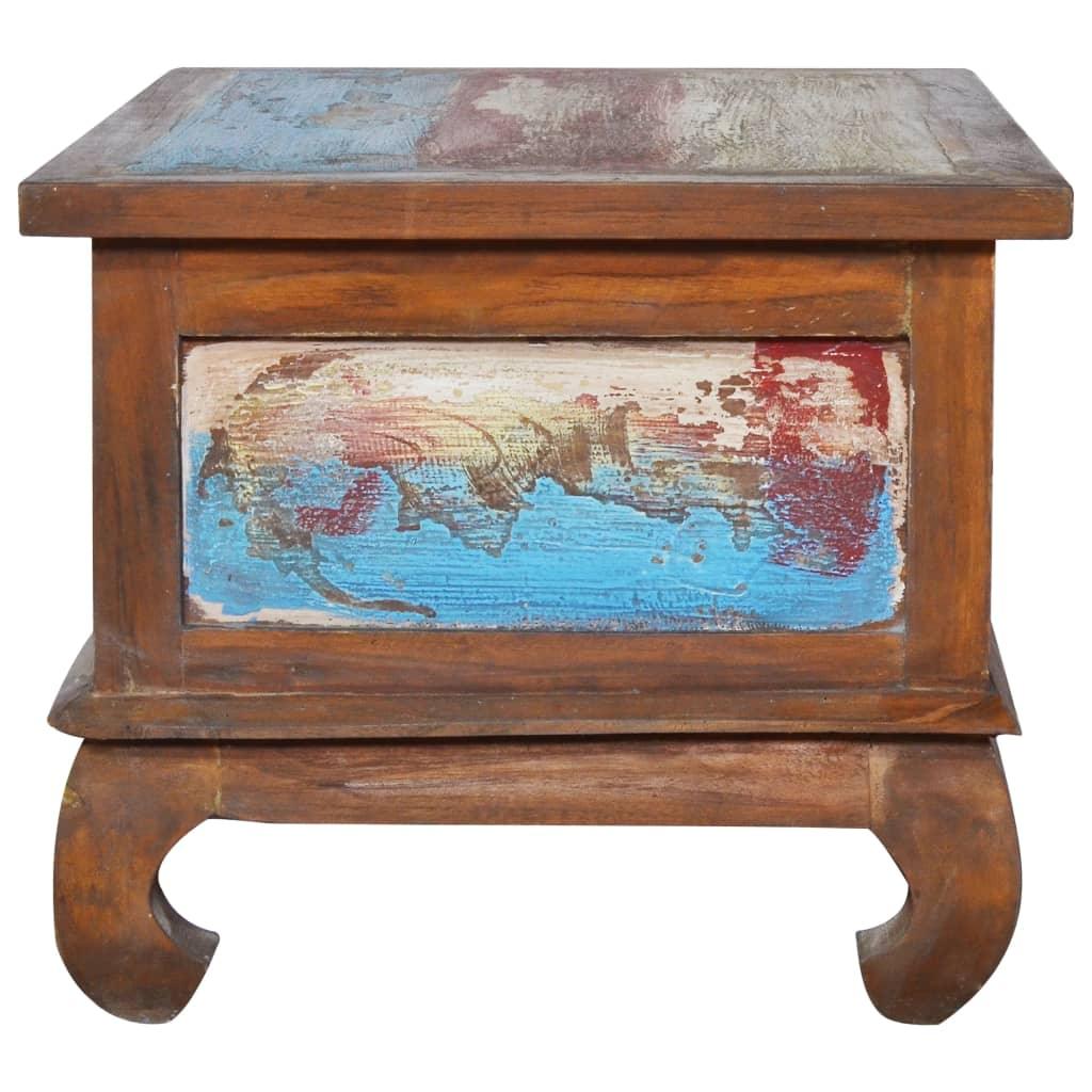 Coffee Table 31.5"x19.7"x15.7" Reclaimed Teak Wood at Set Shop and Smile