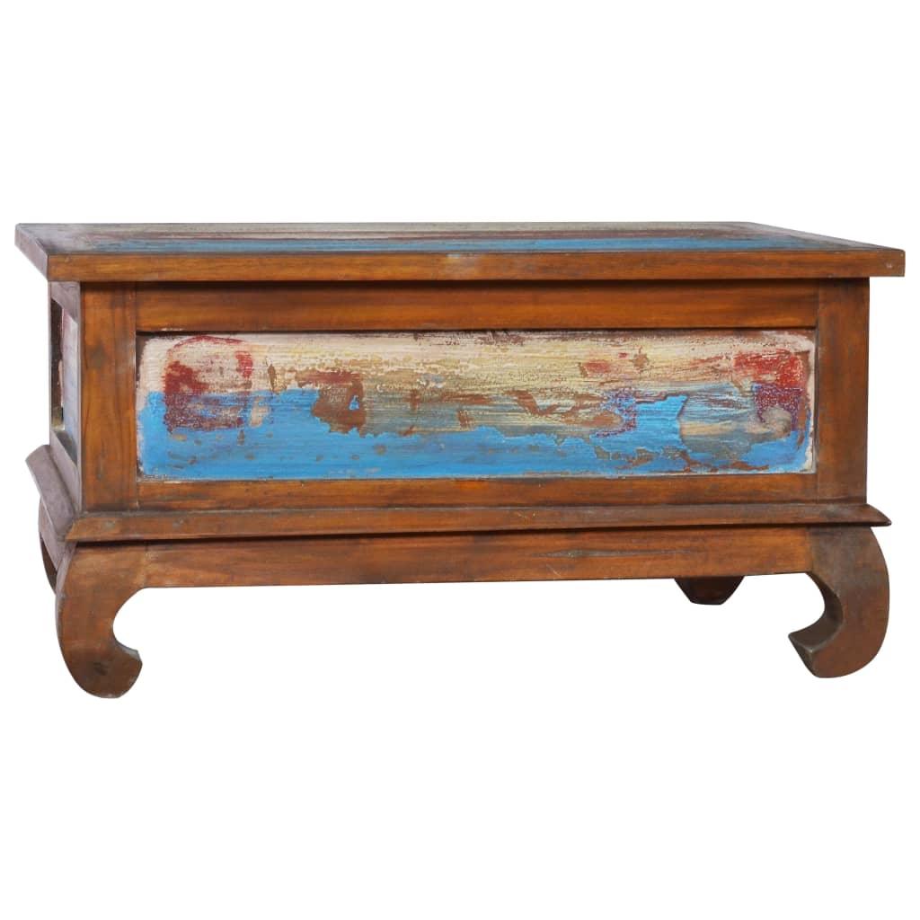 Coffee Table 31.5"x19.7"x15.7" Reclaimed Teak Wood at Set Shop and Smile