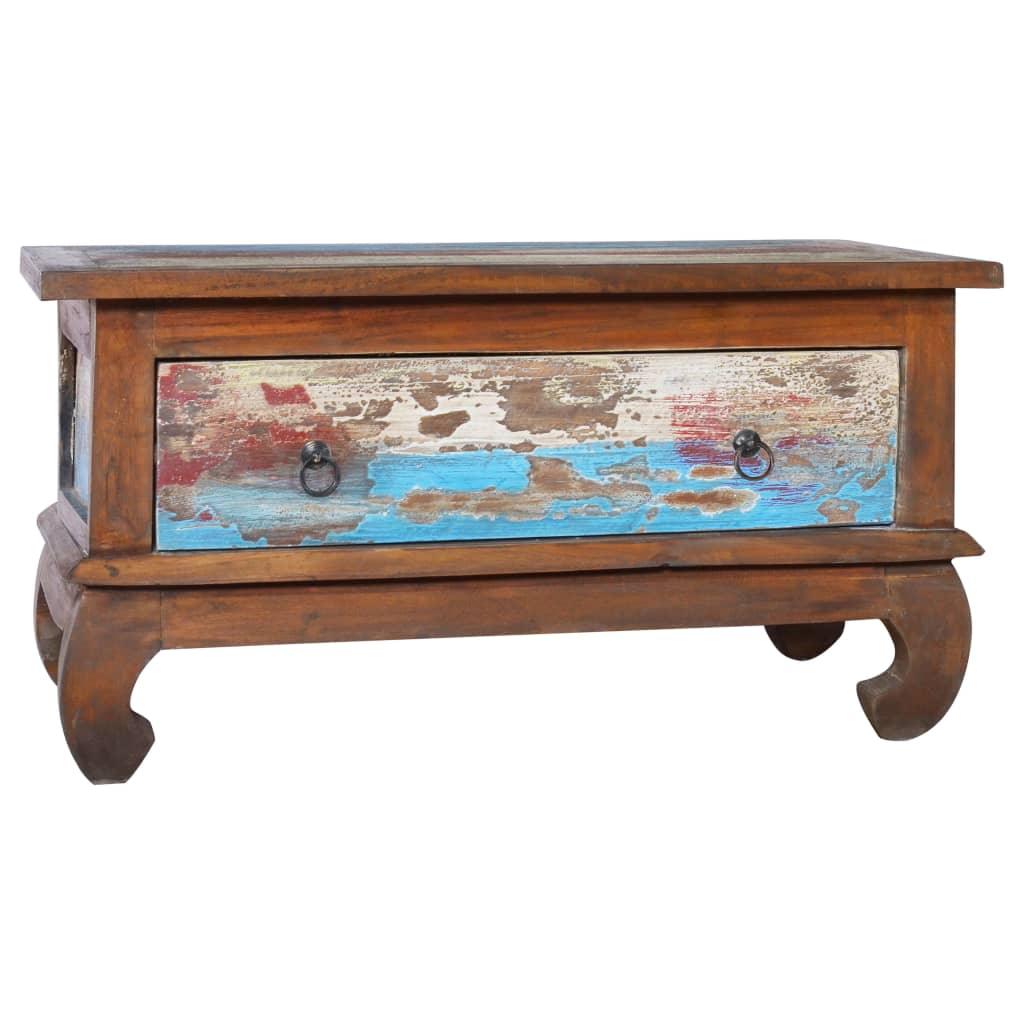 Coffee Table 31.5"x19.7"x15.7" Reclaimed Teak Wood at Set Shop and Smile