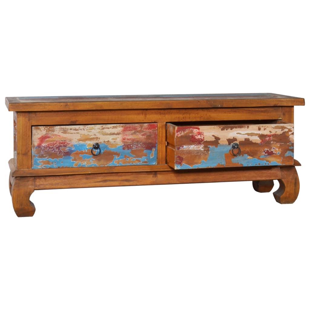TV Cabinet 43.3"x13.8"x15.7" Reclaimed Teak Wood at Set Shop and Smile