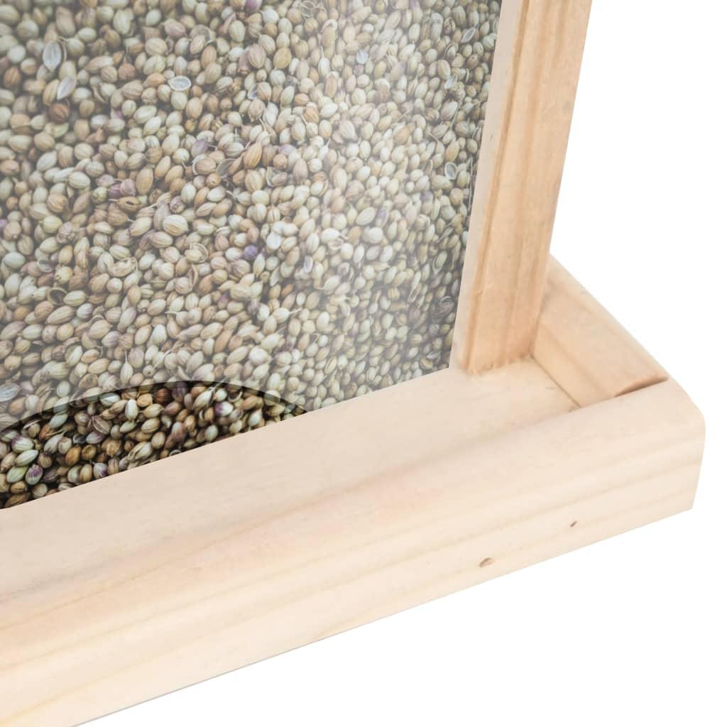 Bird Feeders 4 pcs Firwood at Set Shop and Smile