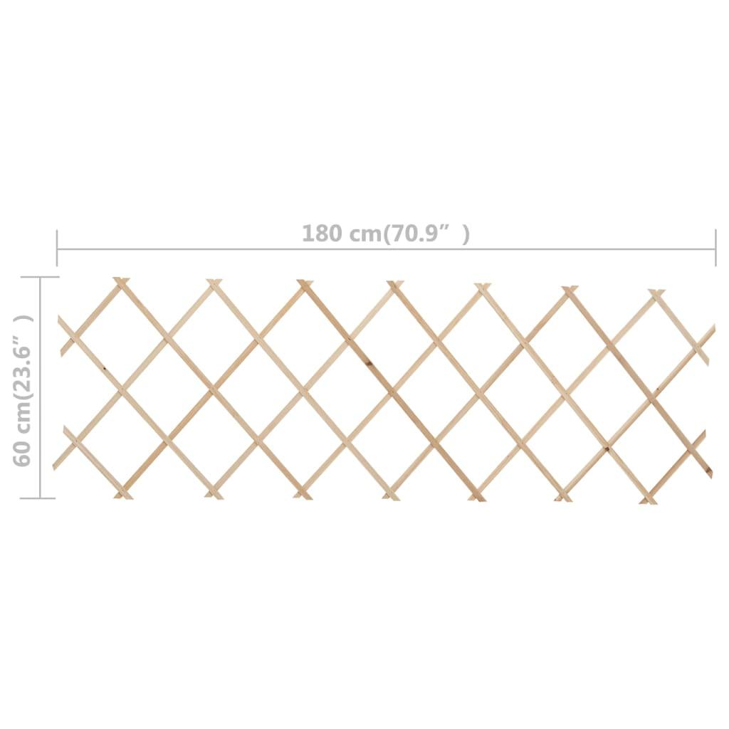 Trellis Fences 5 pcs Firwood 70.9"x23.6" at Set Shop and Smile