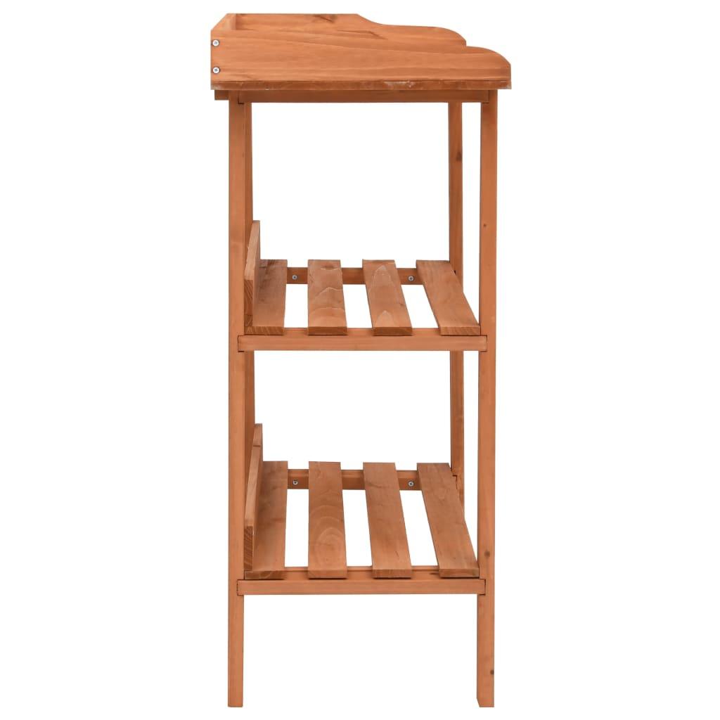 Plant Stand 29.9"x14.6"x35" Firwood at Set Shop and Smile