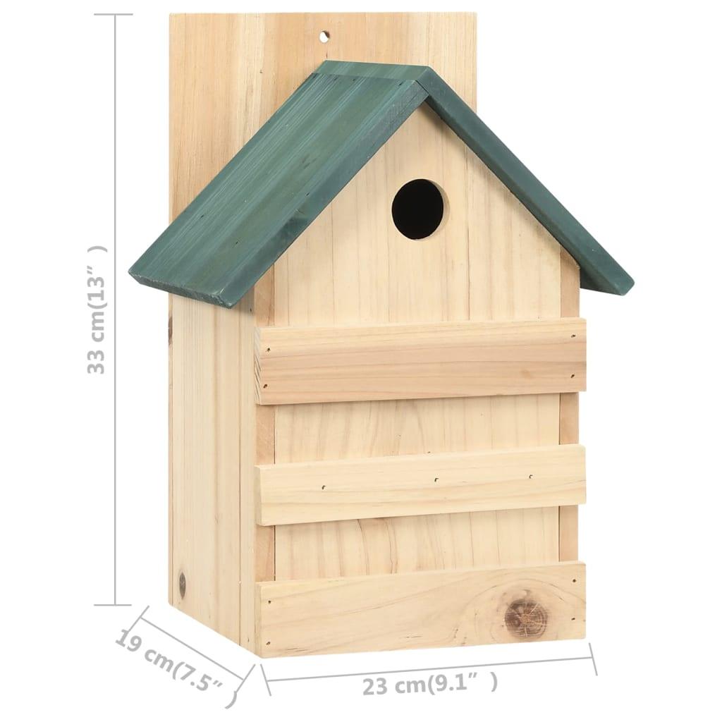 Bird Houses 4 pcs 9.1"x7.5"x13" Firwood at Set Shop and Smile