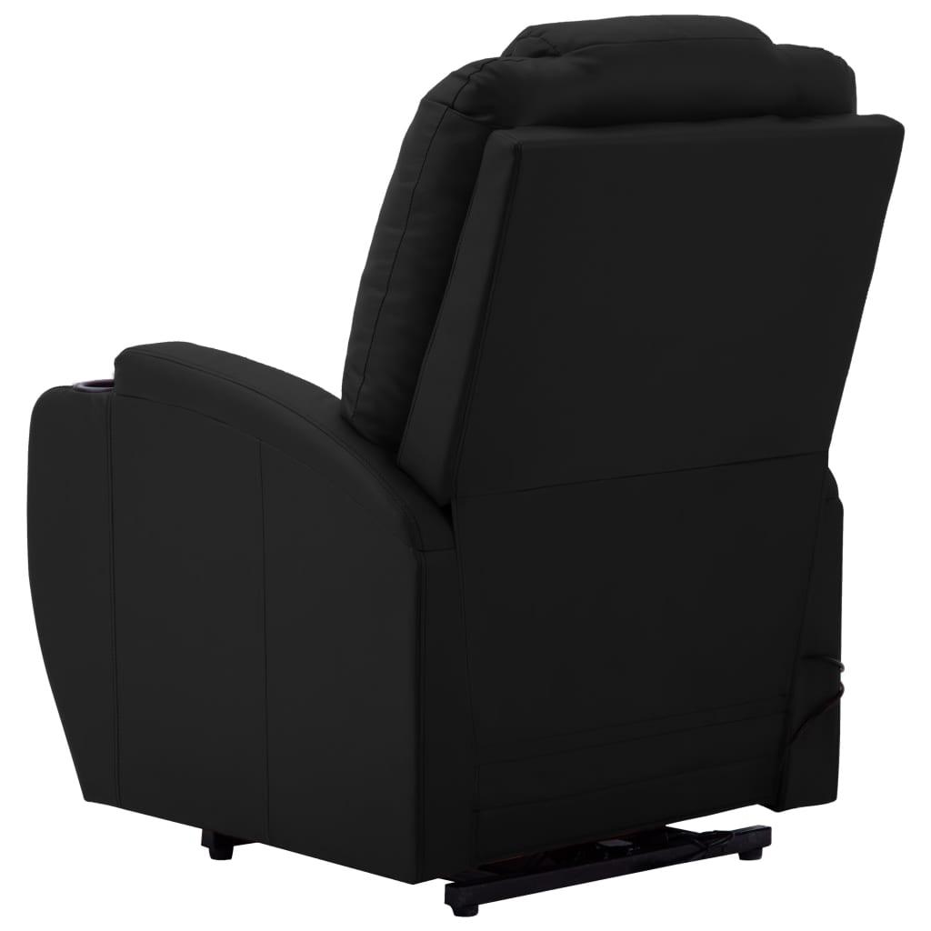 Massage Stand-up Chair Black Faux Leather at Set Shop and Smile