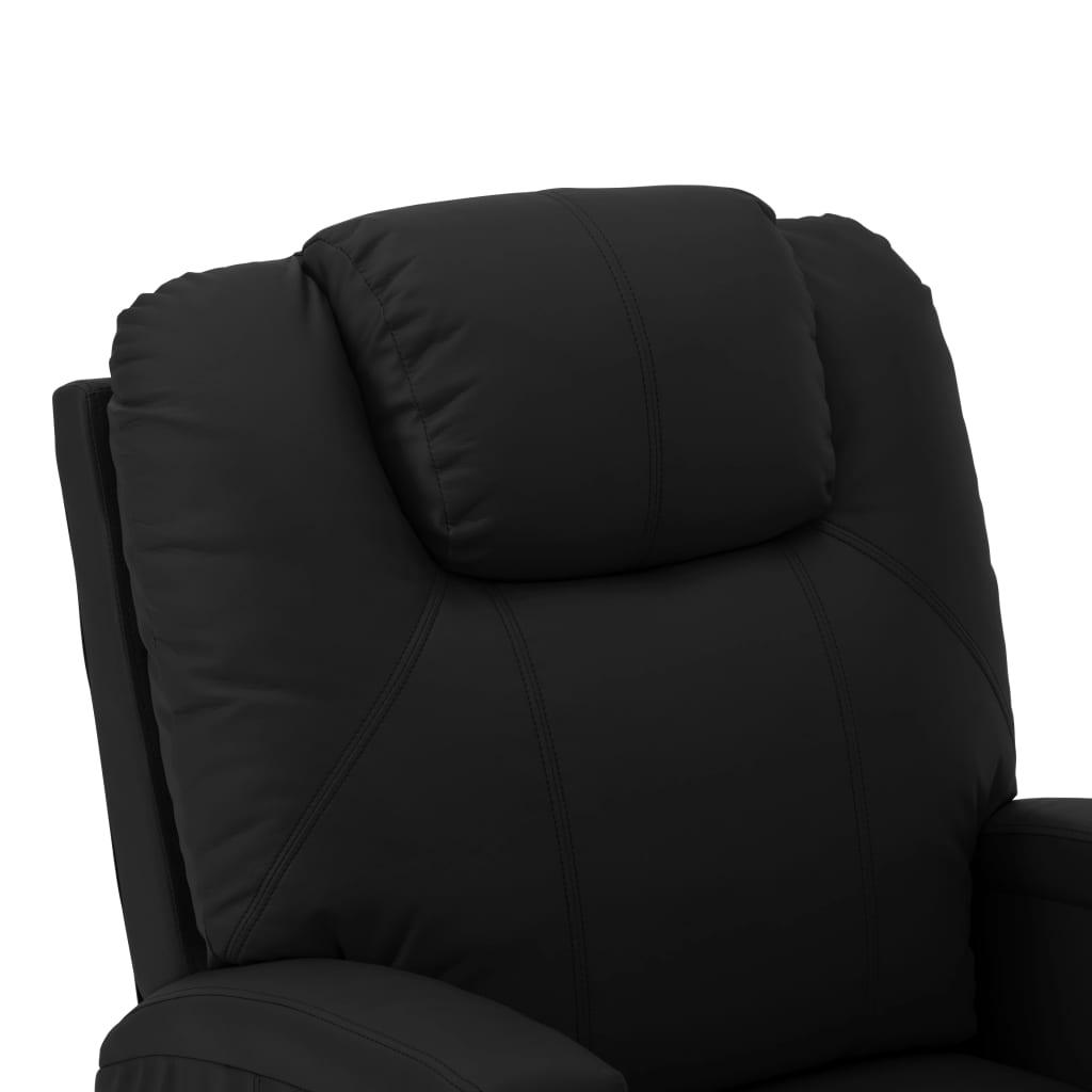 Massage Stand-up Chair Black Faux Leather at Set Shop and Smile