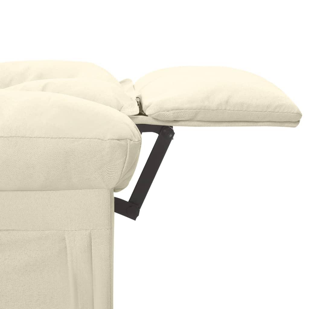 Recliner Cream Fabric at Set Shop and Smile