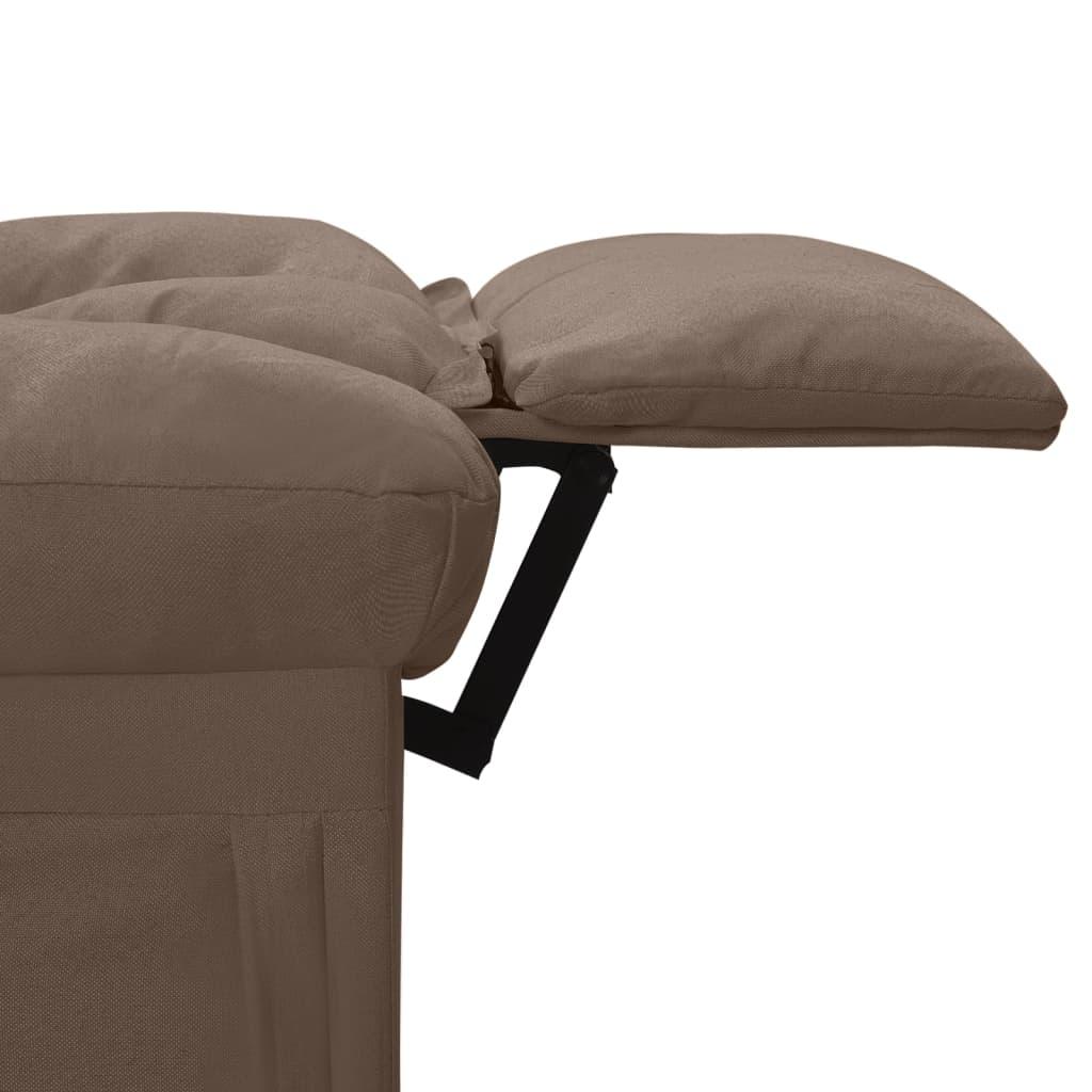 Massage Recliner Taupe Fabric at Set Shop and Smile