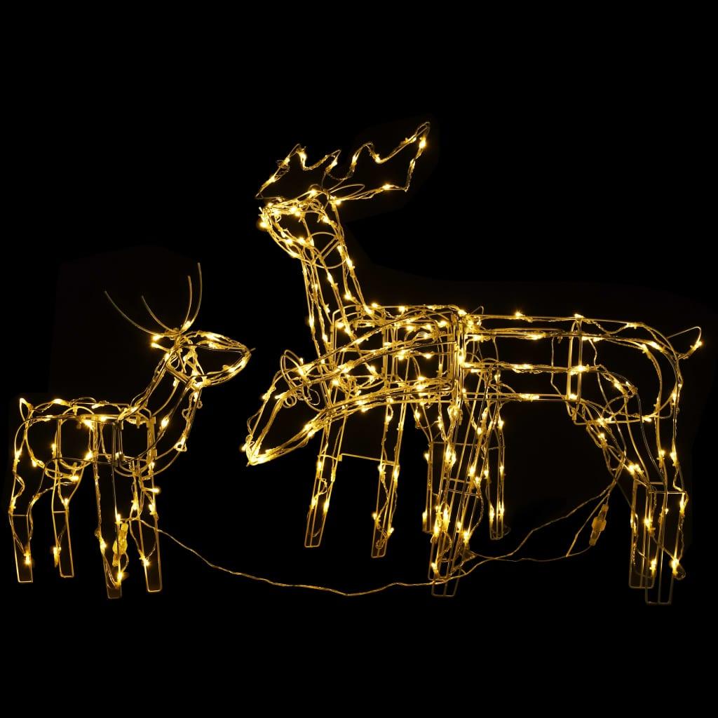 3 Piece Christmas Light Display Reindeers 229 LEDs at Set Shop and Smile