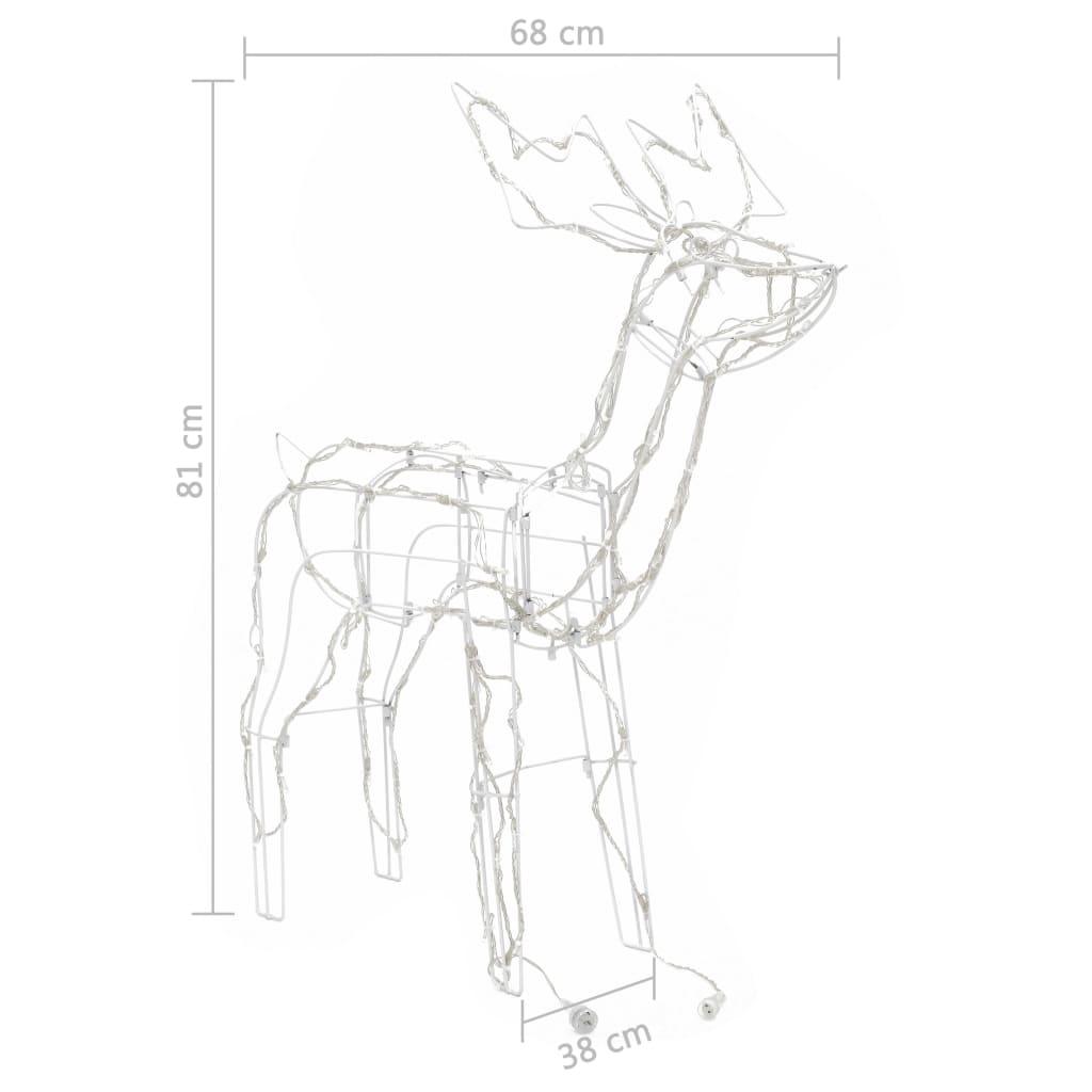 3 Piece Christmas Light Display Reindeers 229 LEDs at Set Shop and Smile