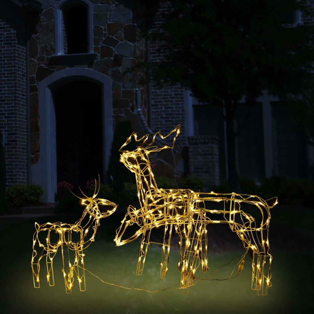 3 Piece Christmas Light Display Reindeers 229 LEDs at Set Shop and Smile