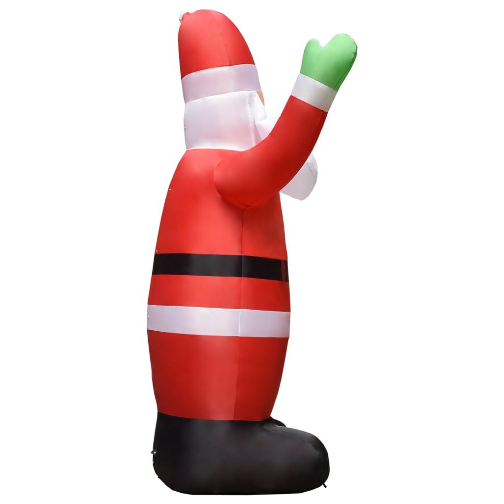 Inflatable Santa Claus with LEDs Christmas Decoration IP44 14.8' at Set Shop and Smile