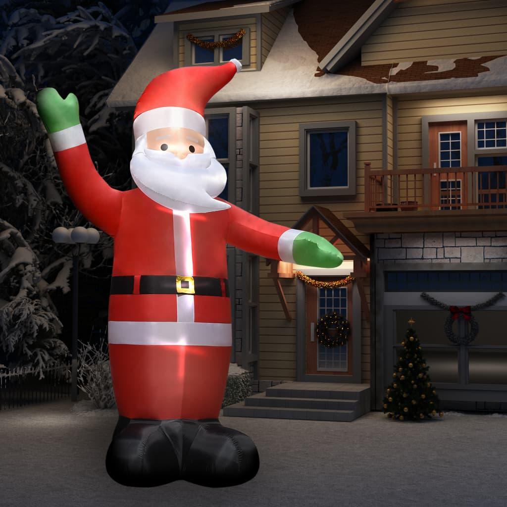Inflatable Santa Claus with LEDs Christmas Decoration IP44 14.8' at Set Shop and Smile