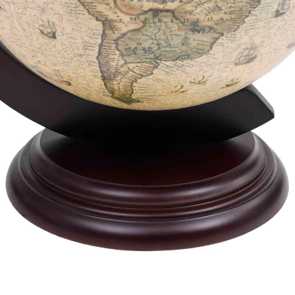 Tabletop Globe Bar Wine Stand Eucalyptus Wood Green at Set Shop and Smile