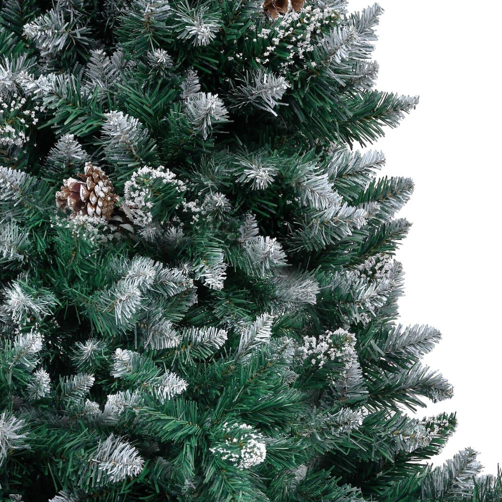 Artificial Christmas Tree with Pine Cones and White Snow 6 ft at Set Shop and Smile