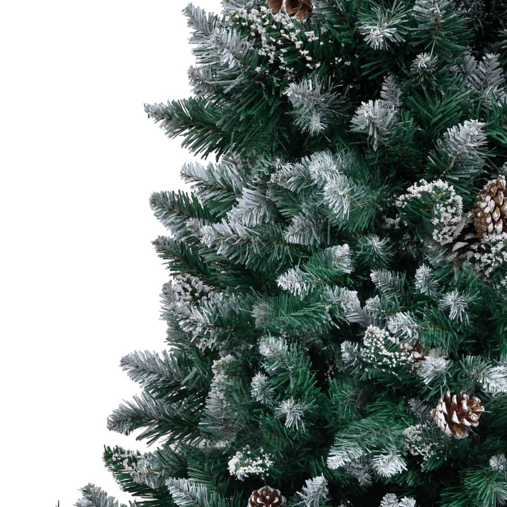 Artificial Christmas Tree with Pine Cones and White Snow 8 ft at Set Shop and Smile