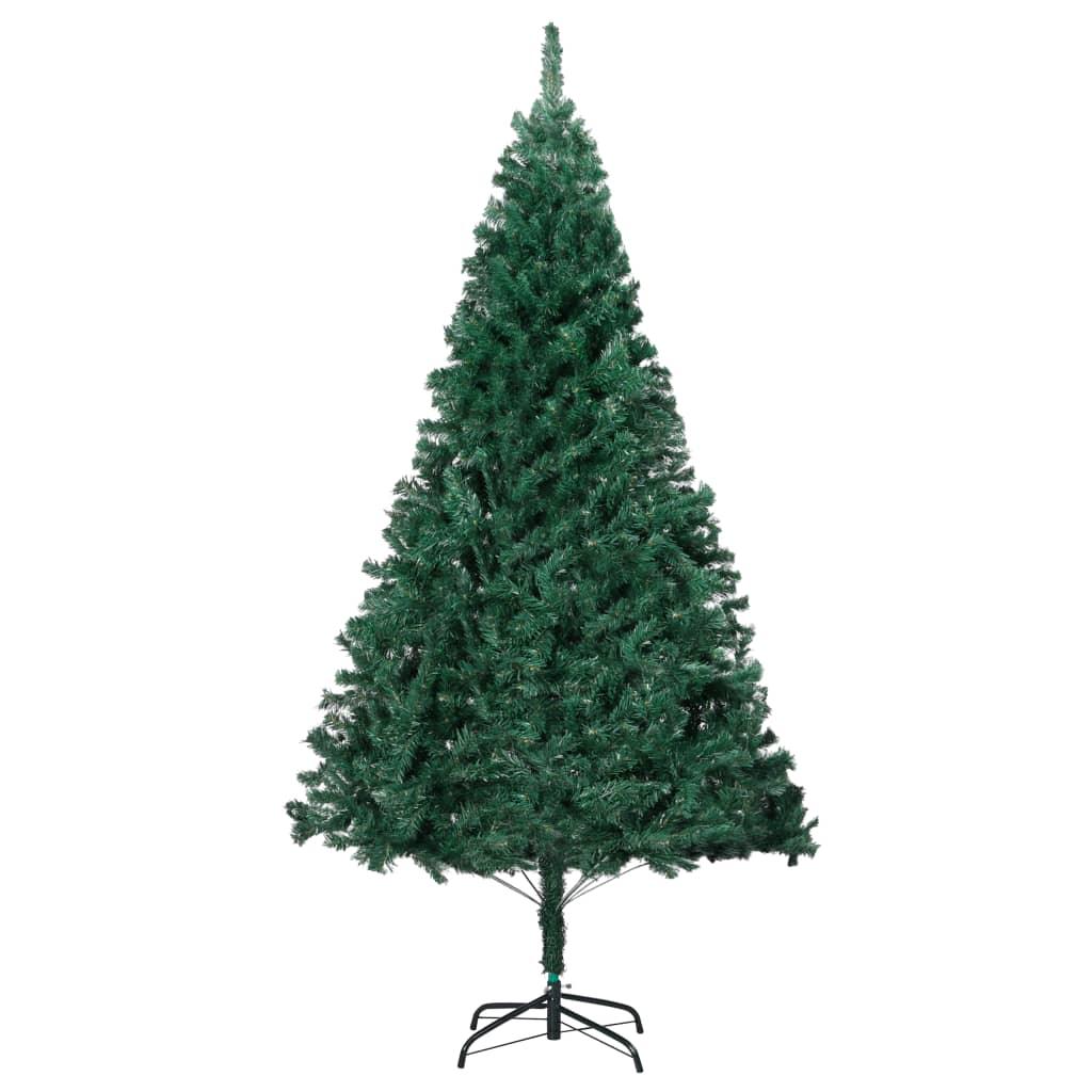 Artificial Christmas Tree with Thick Branches Green 8 ft PVC at Set Shop and Smile