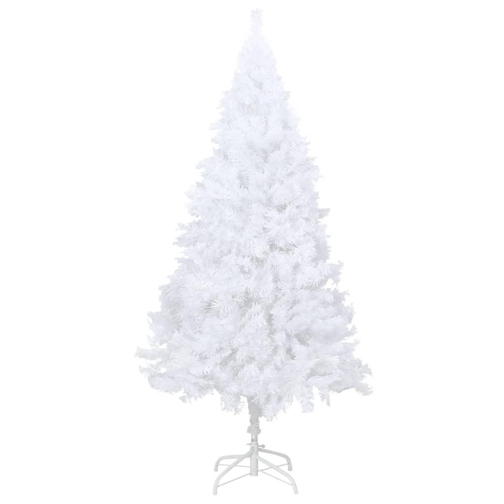 Artificial Christmas Tree with Thick Branches White 5 ft PVC at Set Shop and Smile