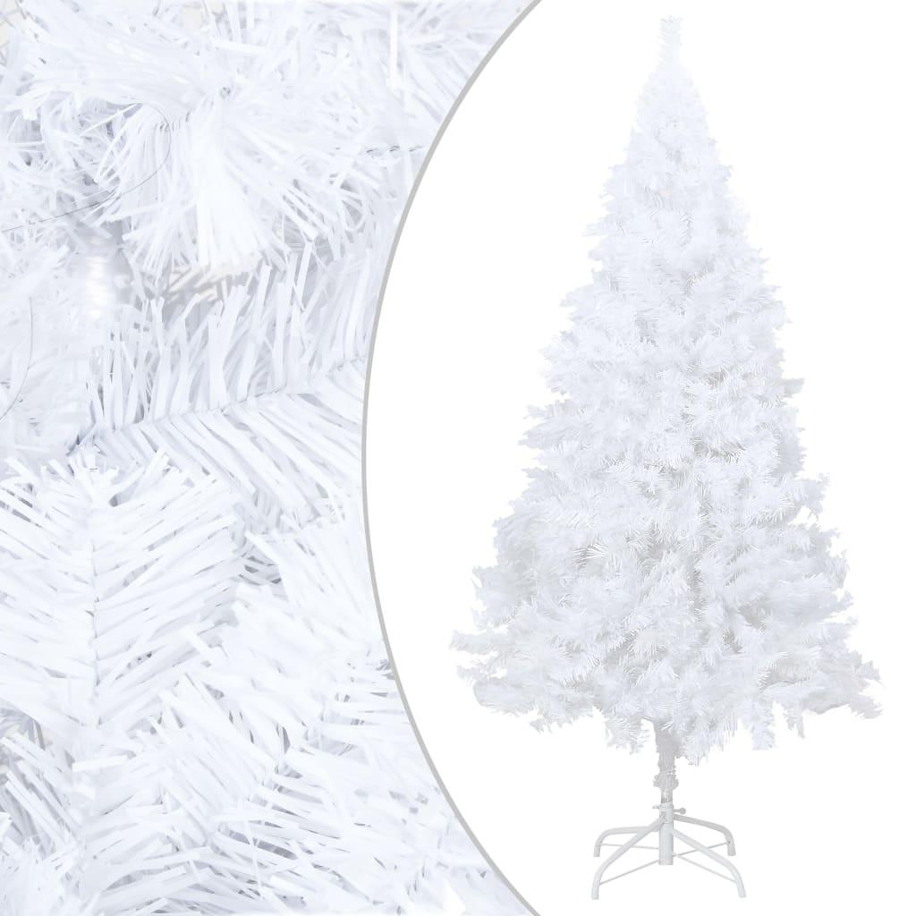 Artificial Christmas Tree with Thick Branches White 7 ft PVC at Set Shop and Smile