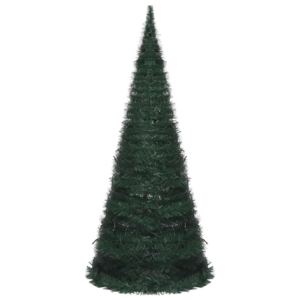 Pop-up String Artificial Christmas Tree with LED Green 7 ft at Set Shop and Smile