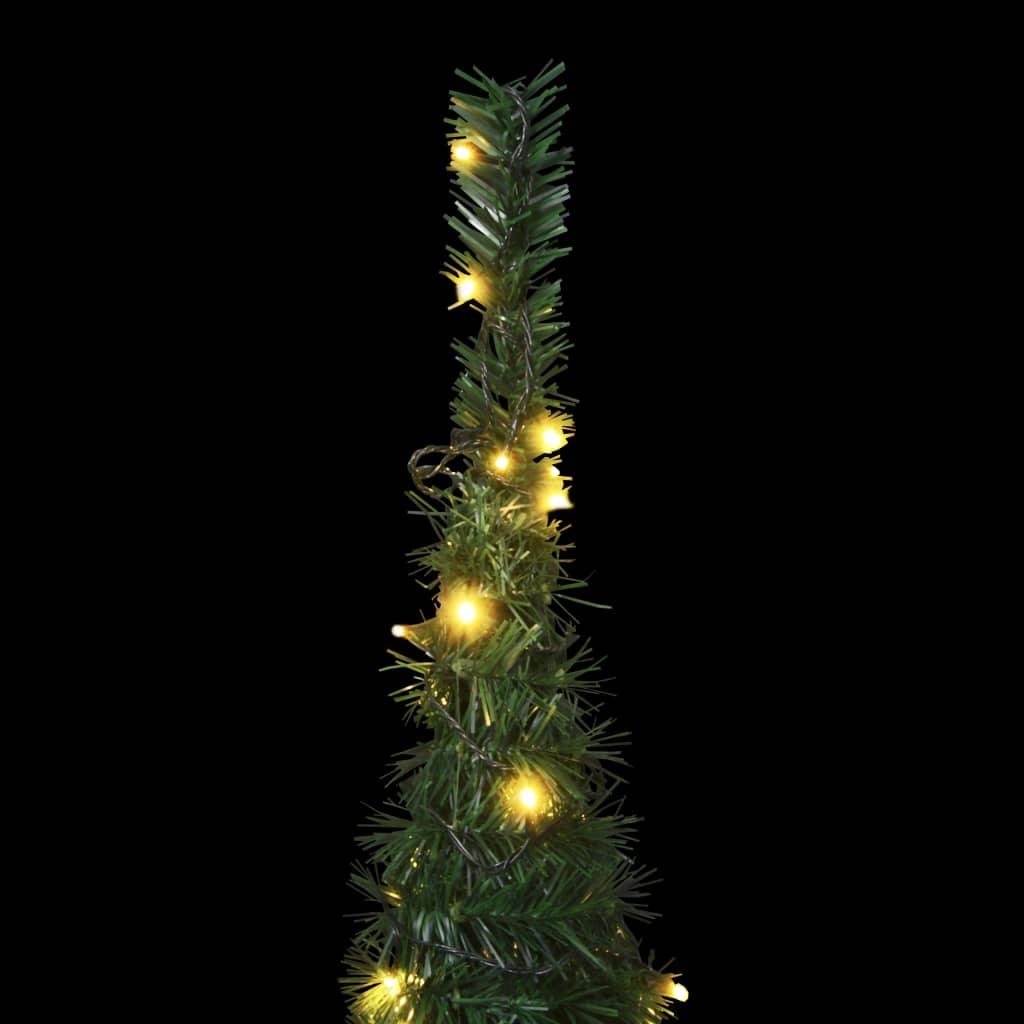 Pop-up String Artificial Christmas Tree with LED Green 7 ft at Set Shop and Smile