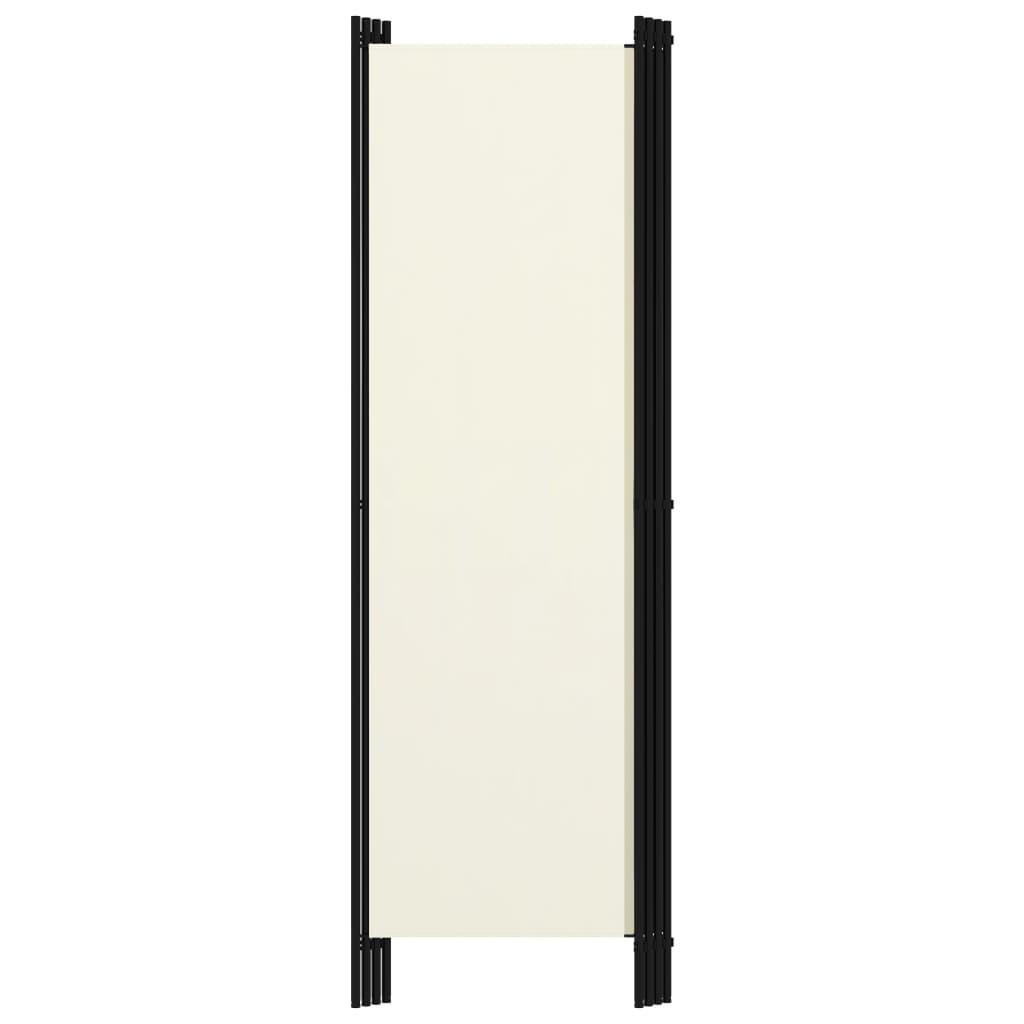 4-Panel Room Divider Cream White 78.7"x70.9" at Set Shop and Smile