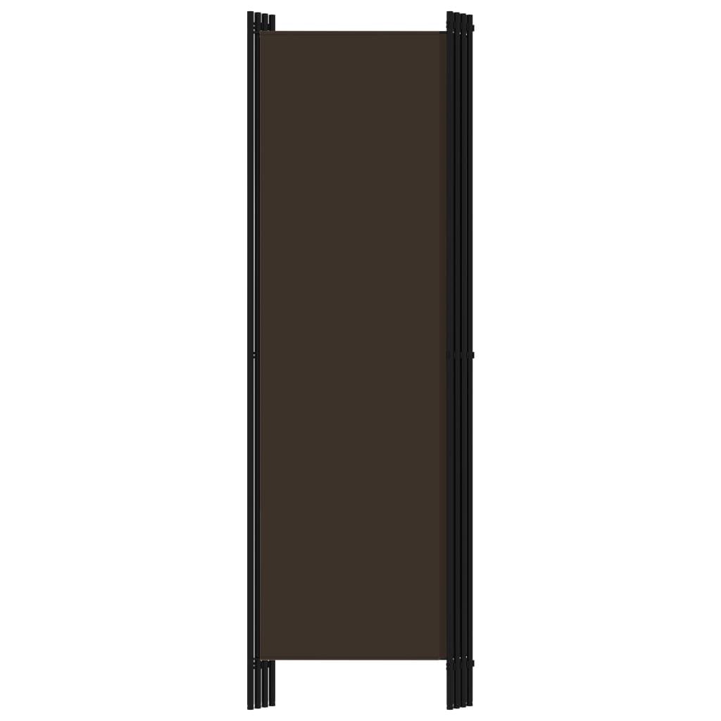 4-Panel Room Divider Brown 78.7"x70.9" at Set Shop and Smile
