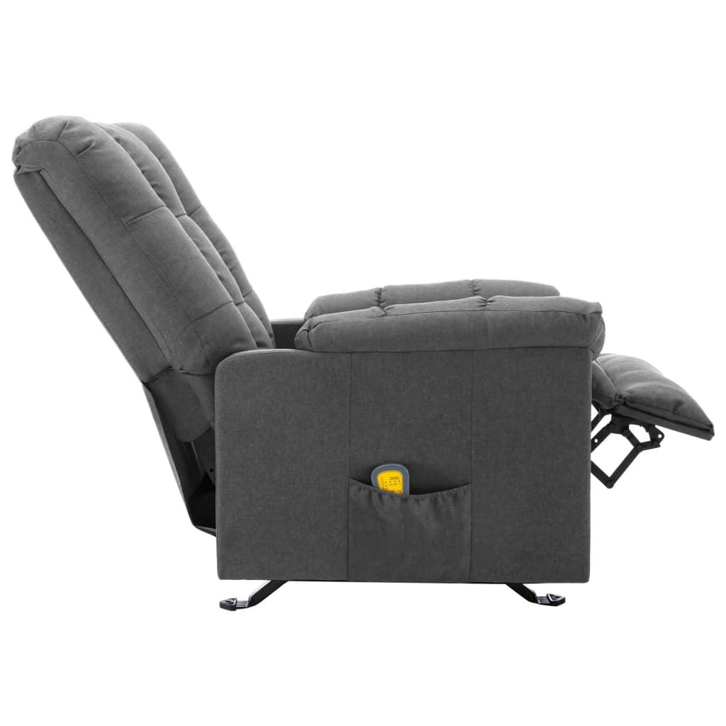 Recliner Light Gray Fabric at Set Shop and Smile