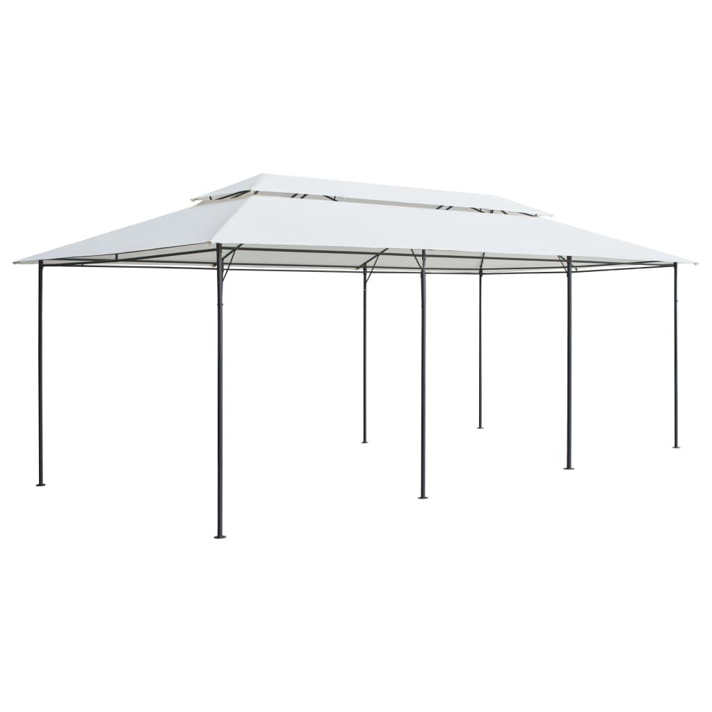 Gazebo 236.2"x117.3"x106.3" White 0.6 oz/ft² at Set Shop and Smile
