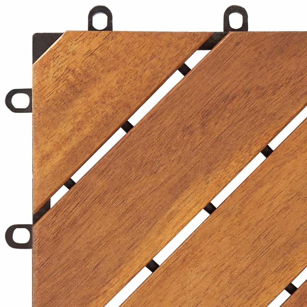 Decking Tiles 10 pcs 11.8"x11.8" Solid Acacia Wood at Set Shop and Smile