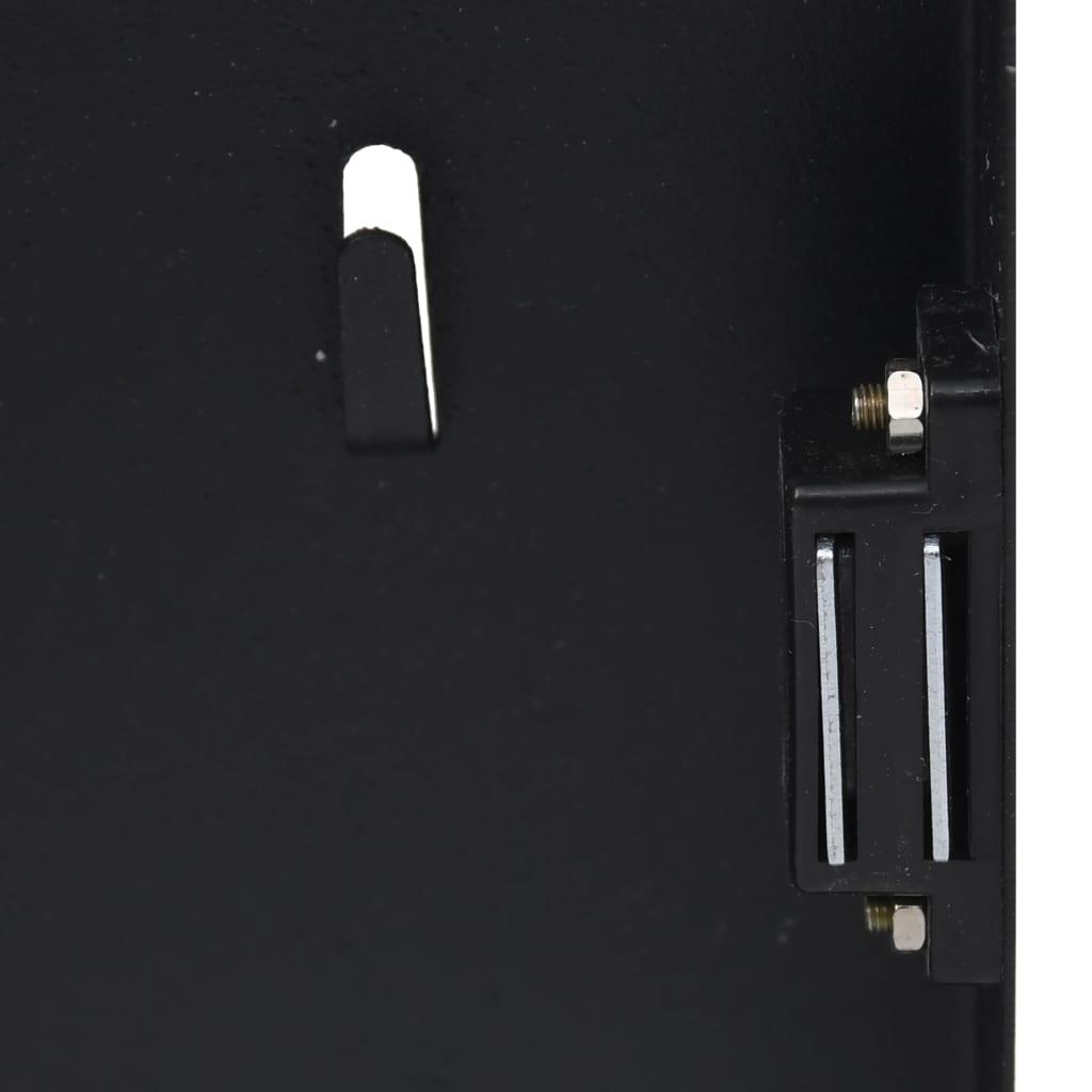 Key Box with Magnetic Board Black 11.8"x7.9"x2.2" at Set Shop and Smile