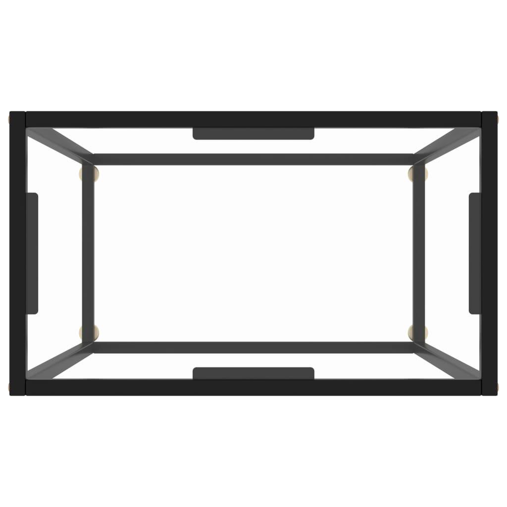 Console Table Transparent 23.6"x13.8"x29.5" Tempered Glass at Set Shop and Smile