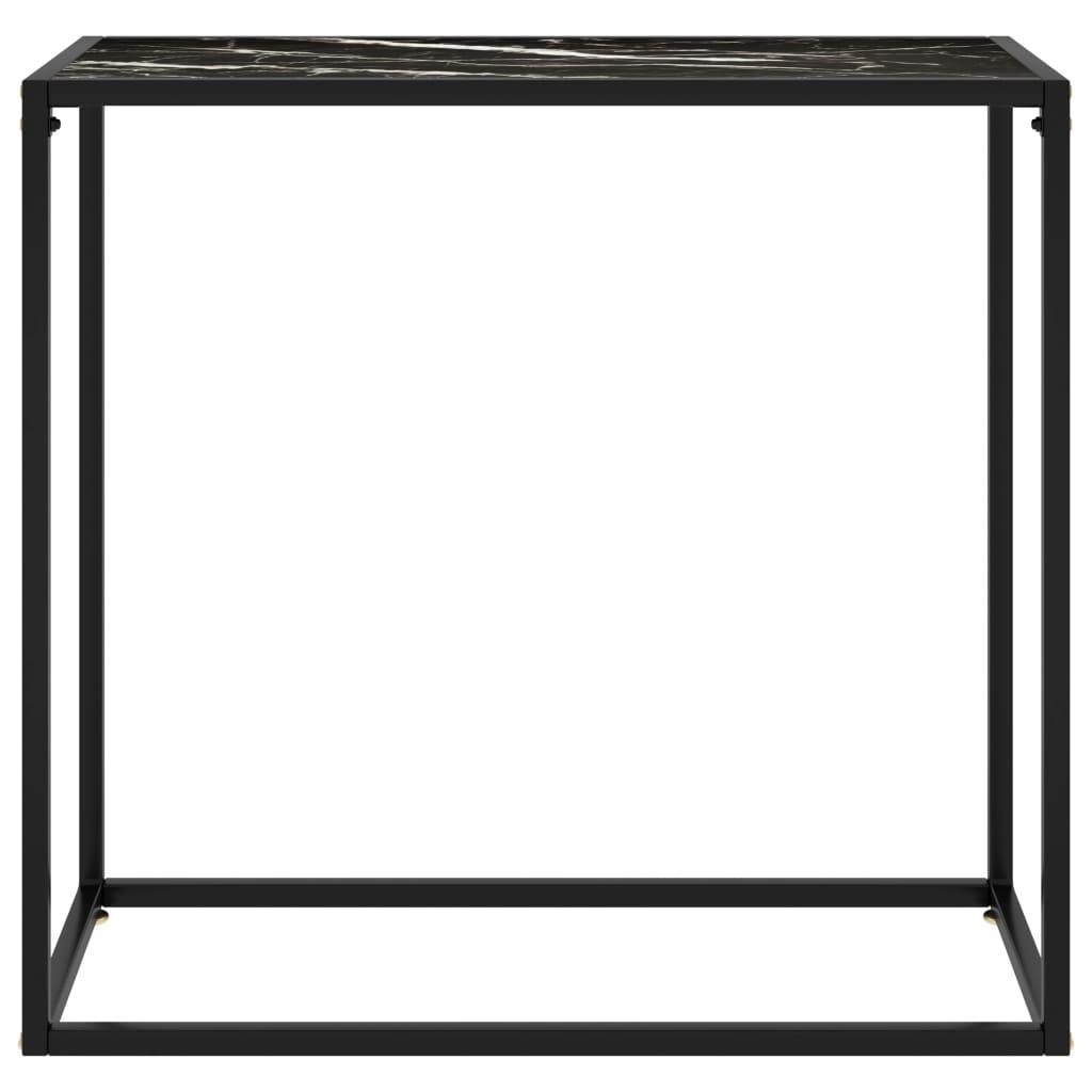 Console Table Black 31.5"x13.8"x29.5" Tempered Glass at Set Shop and Smile
