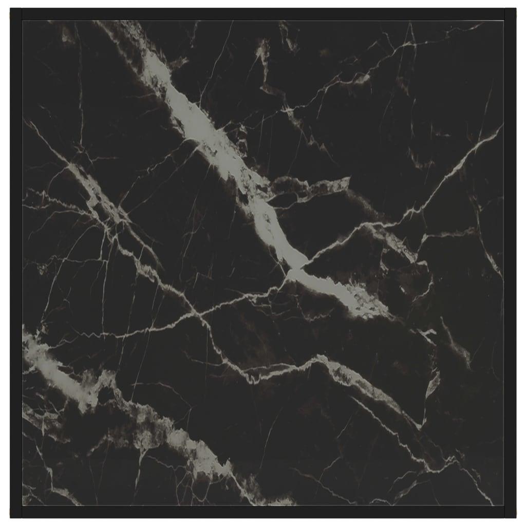 Coffee Table Black 31.5"x31.5"x13.8" Tempered Glass at Set Shop and Smile