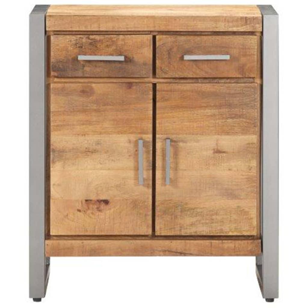 Sideboard 23.6"x13.8"x28.3" Rough Mango Wood at Set Shop and Smile