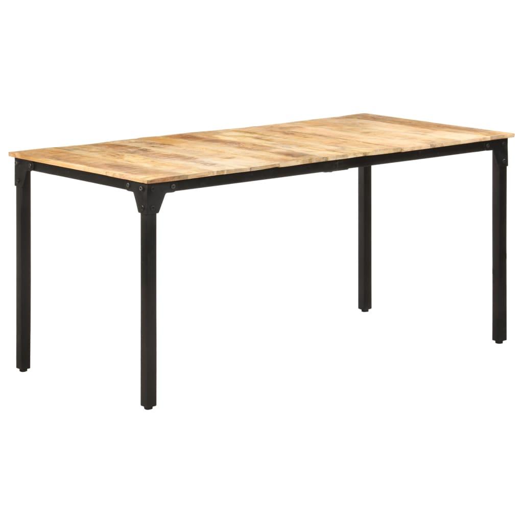 Dining Table 63"x31.5"x29.9" Rough Mango Wood at Set Shop and Smile