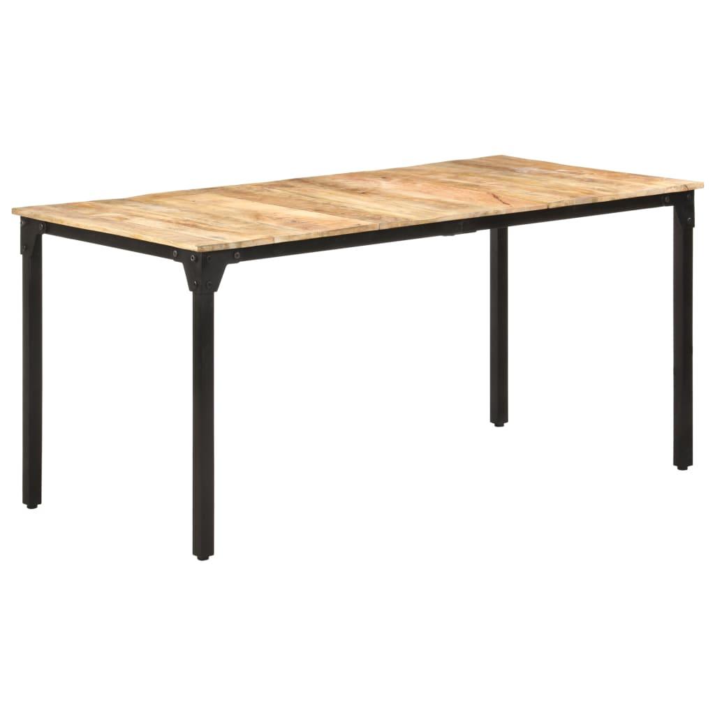 Dining Table 63"x31.5"x29.9" Rough Mango Wood at Set Shop and Smile