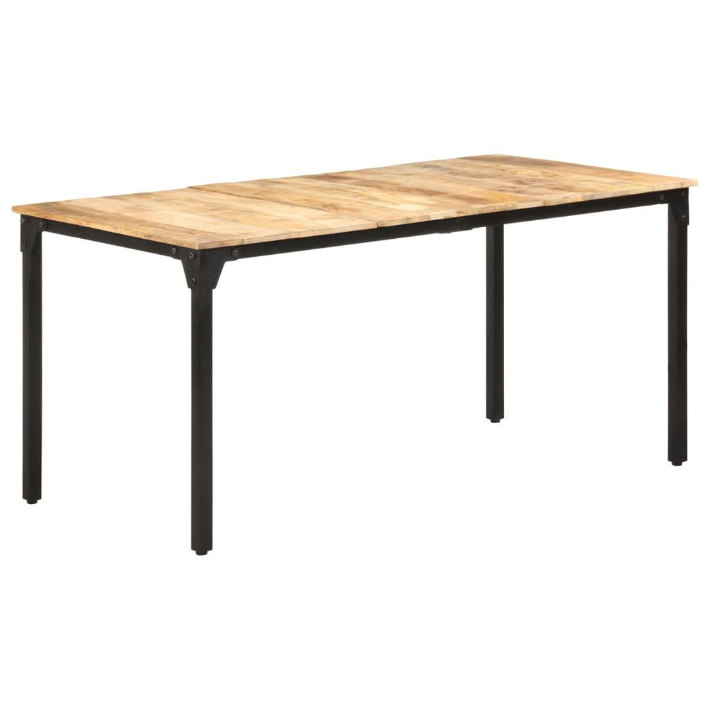 Dining Table 63"x31.5"x29.9" Rough Mango Wood at Set Shop and Smile