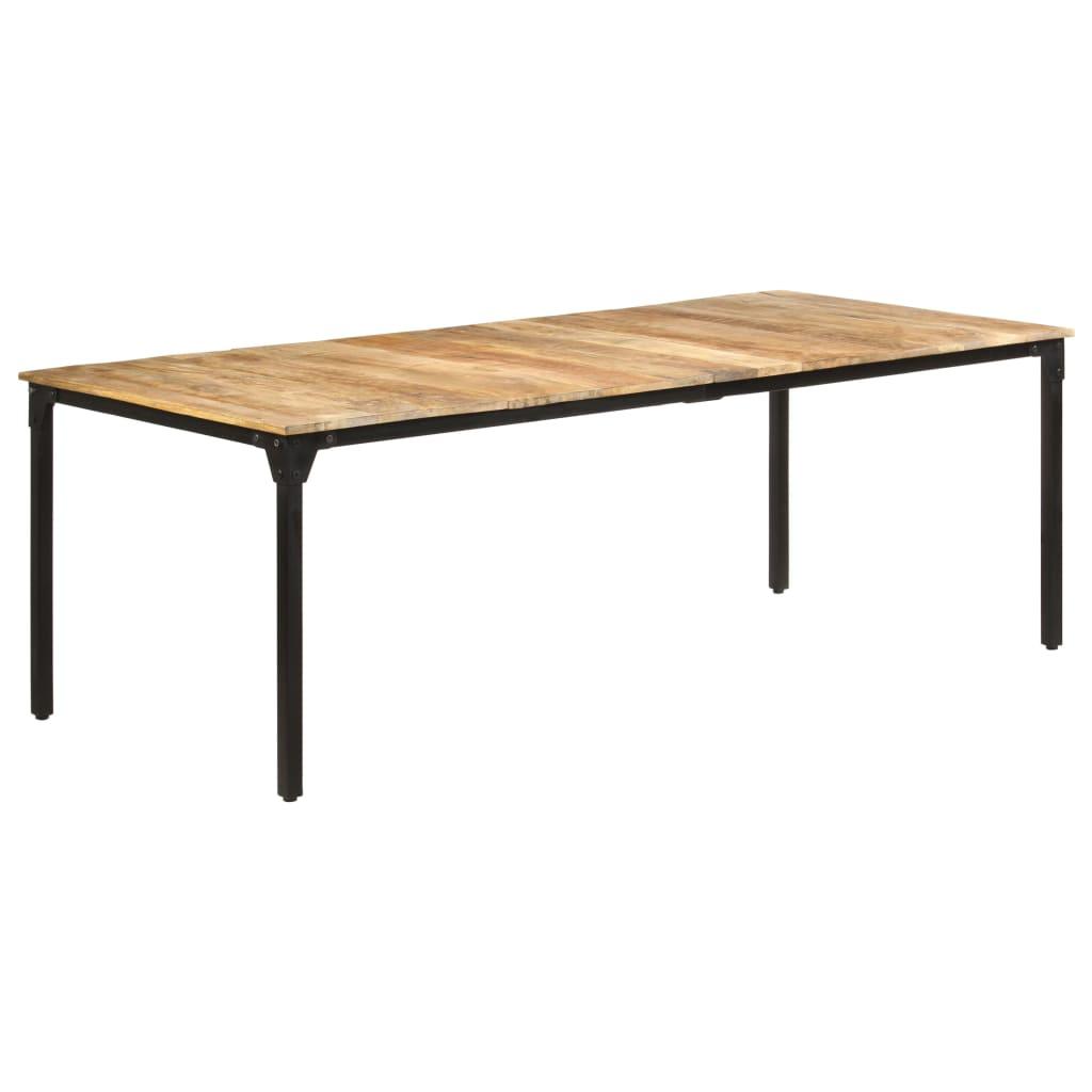 Dining Table 86.6"x39.4"x29.9" Rough Mango Wood at Set Shop and Smile