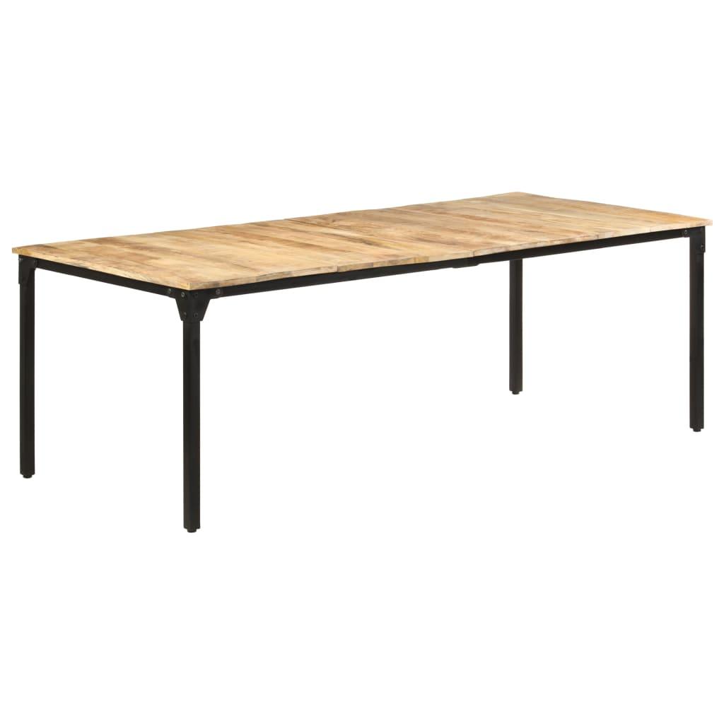 Dining Table 86.6"x39.4"x29.9" Rough Mango Wood at Set Shop and Smile
