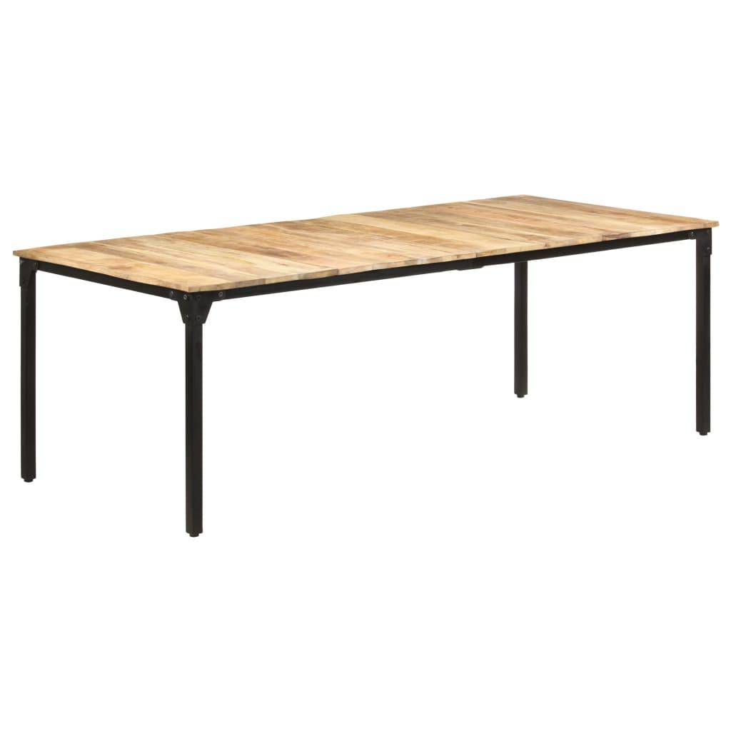 Dining Table 86.6"x39.4"x29.9" Rough Mango Wood at Set Shop and Smile