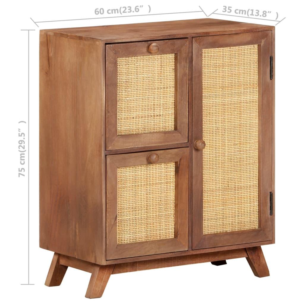 Sideboard 23.6"x13.8"x29.5" Solid Mango Wood at Set Shop and Smile