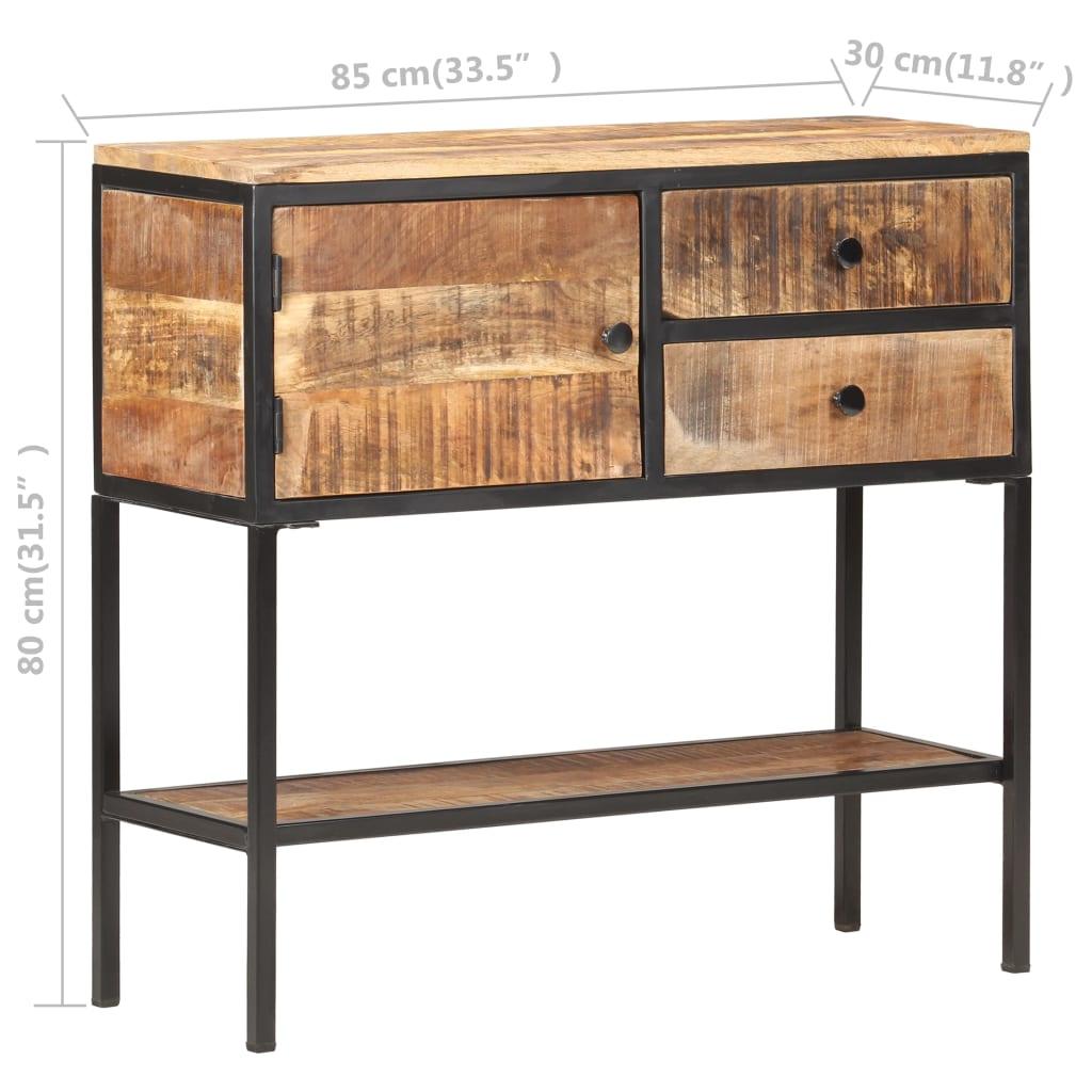 Sideboard 33.5"x11.8"x31.5" Rough Mango Wood at Set Shop and Smile