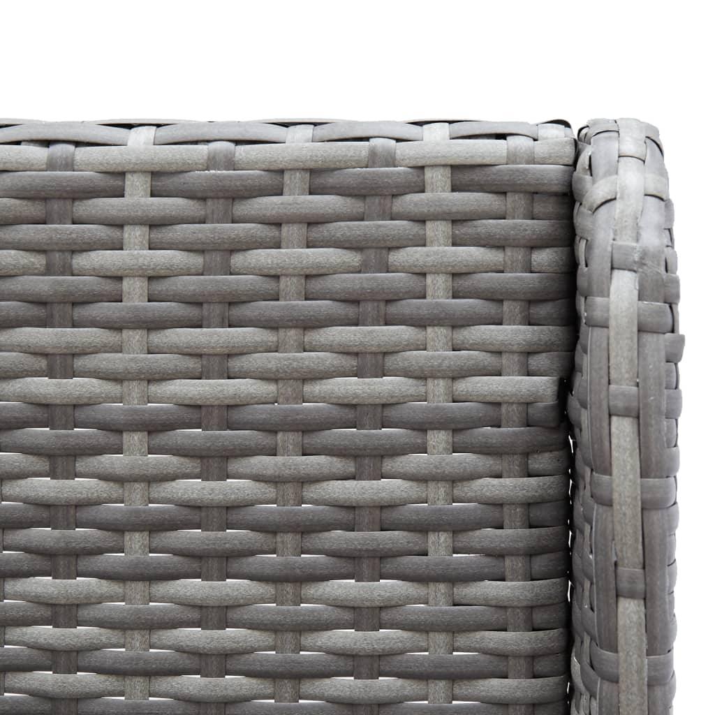 Patio Corner Sofas 2 pcs Poly Rattan Gray at Set Shop and Smile