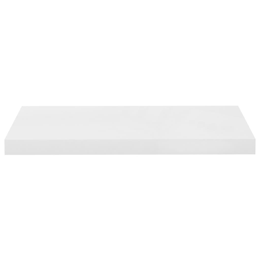 Floating Wall Shelves 4 pcs High Gloss White 23.6"x9.3"x1.5" MDF at Set Shop and Smile