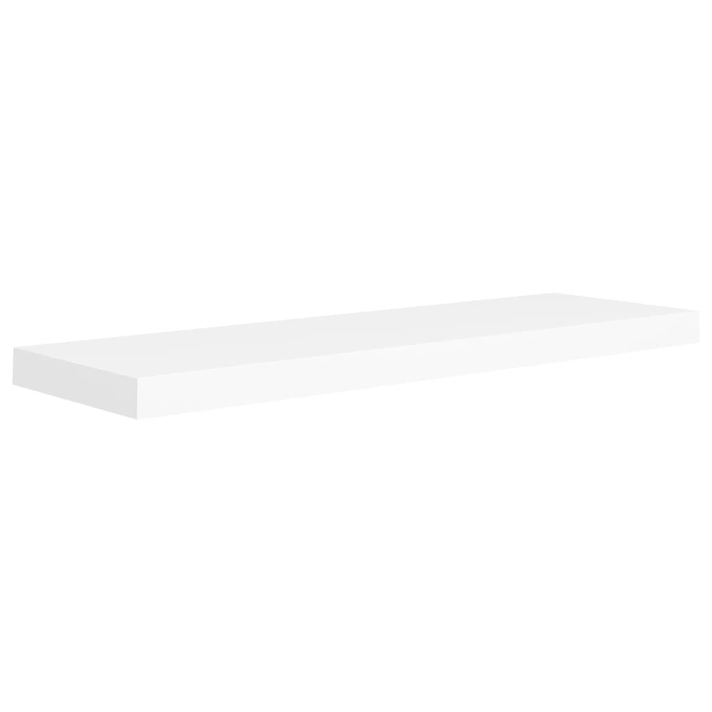 Floating Wall Shelf White 31.5"x9.3"x1.5" MDF at Set Shop and Smile
