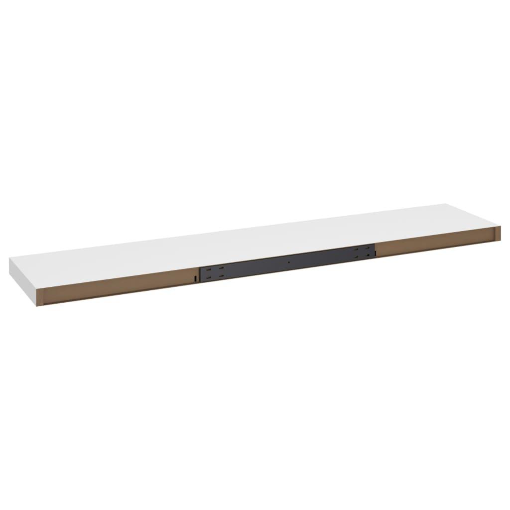 Floating Wall Shelf White 47.2"x9.3"x1.5" MDF at Set Shop and Smile
