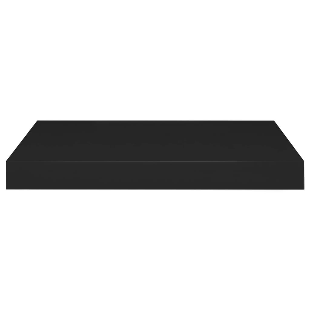 Floating Wall Shelf Black 15.7"x9.1"x1.5" MDF at Set Shop and Smile