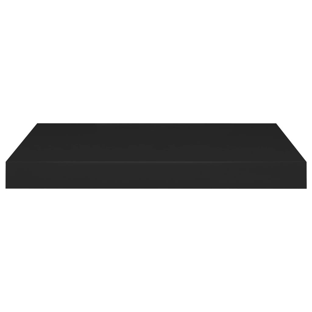 Floating Wall Shelves 4 pcs Black 19.7"x9.1"x1.5" MDF at Set Shop and Smile