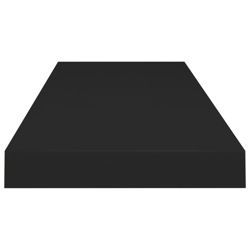 Floating Wall Shelf Black 31.5"x9.3"x1.5" MDF at Set Shop and Smile